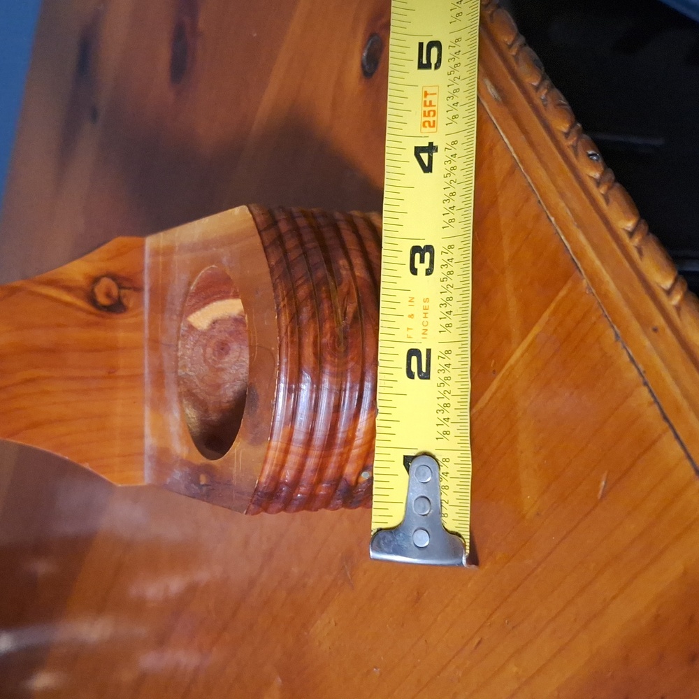 Wooden Holy Water Font with Crucifix - Picture 7 of 7
